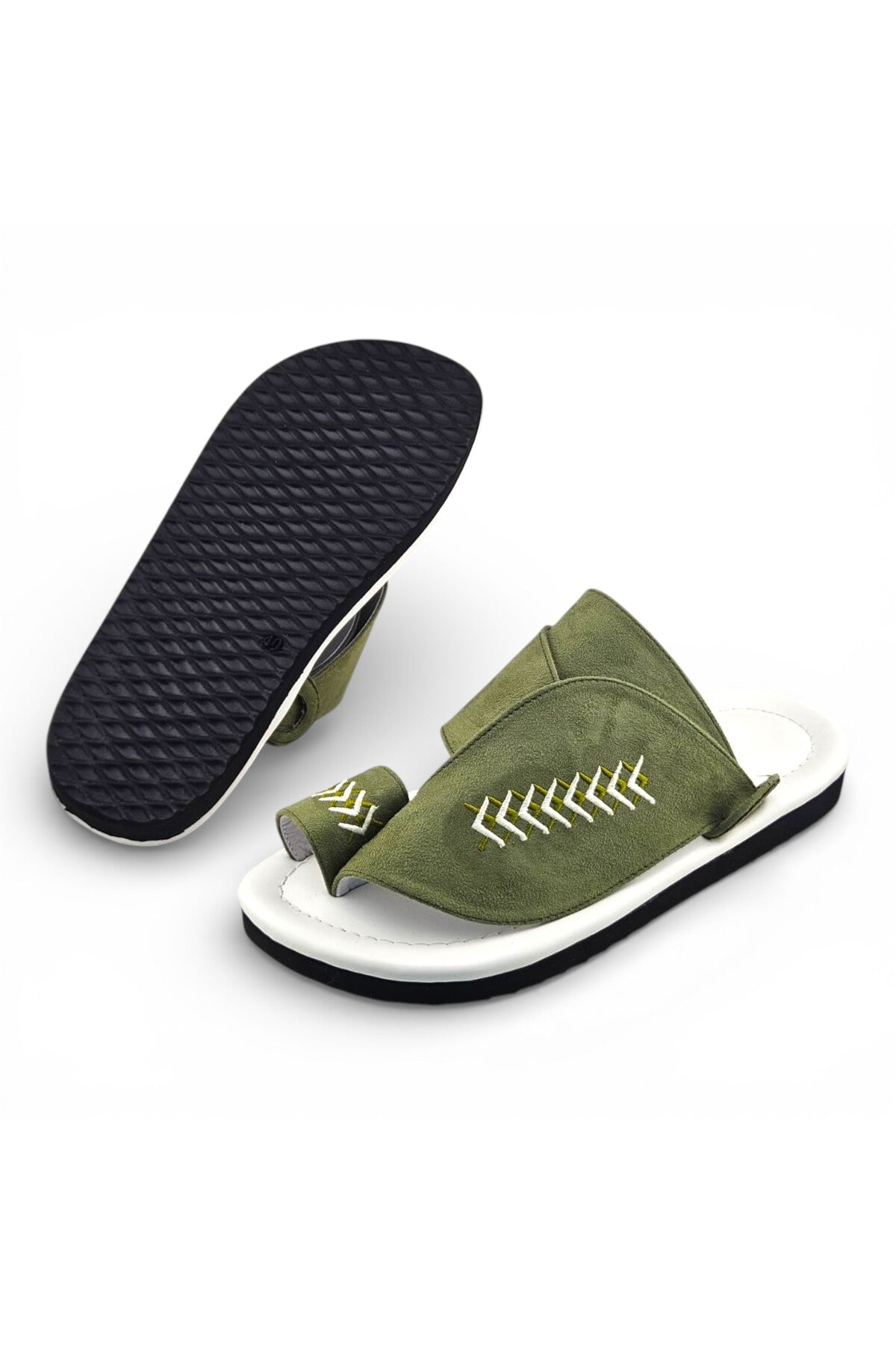 White / Olive