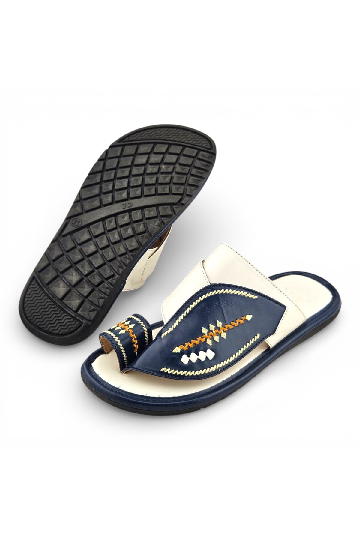 White / Navy