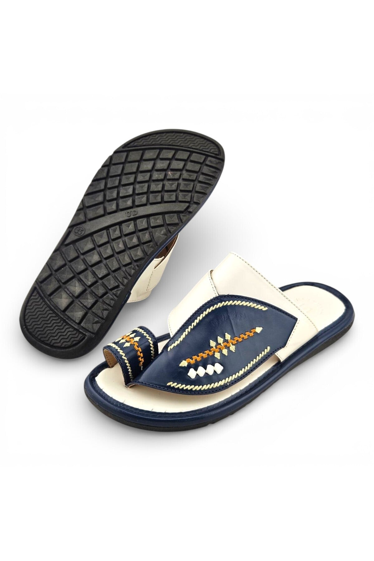 White / Navy
