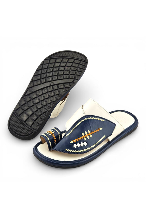 White / Navy