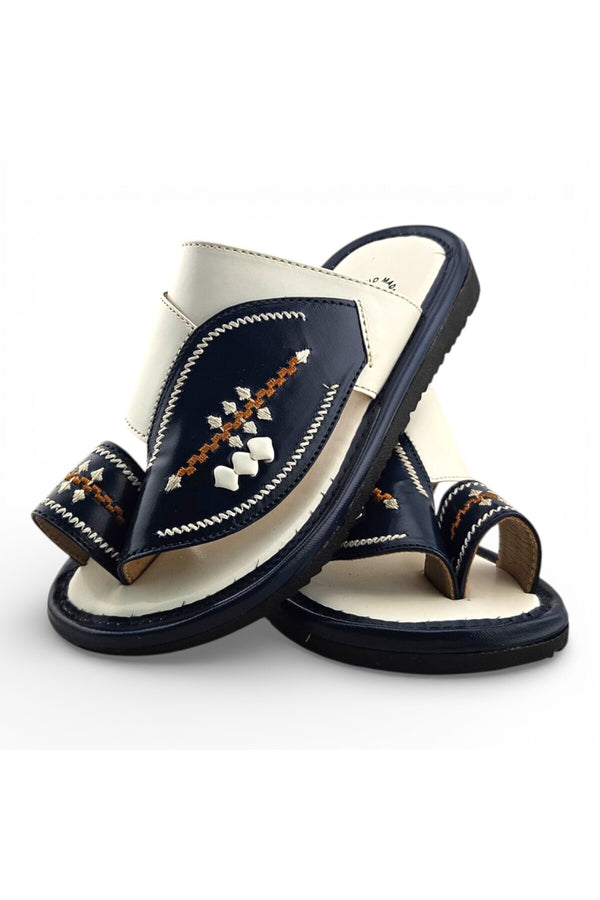 White / Navy
